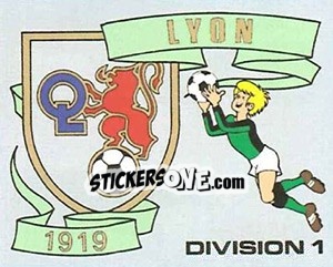 Sticker Ecusson - Football France 1981-1982 - Panini
