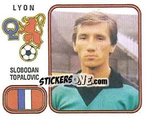 Figurina Slobodan Topalovic - Football France 1981-1982 n. 117 - Panini
