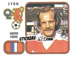 Sticker Andre Ferri - Football France 1981-1982 n. 120 - Panini