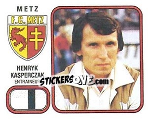 Cromo Henryk Kasperczak - Football France 1981-1982 - Panini