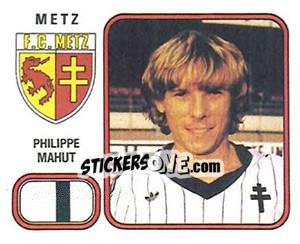 Sticker Philippe Mahut - Football France 1981-1982 - Panini