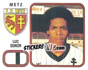 Cromo Luc Sonor - Football France 1981-1982 n. 138 - Panini