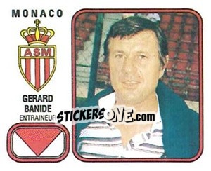 Sticker Gerard Bandie - Football France 1981-1982 - Panini