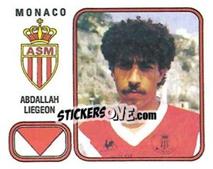 Cromo Abdallah Liegeon - Football France 1981-1982 - Panini