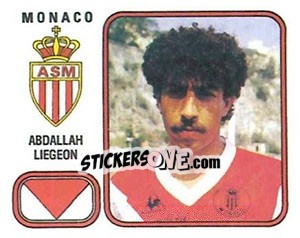 Sticker Abdallah Liegeon - Football France 1981-1982 n. 150 - Panini