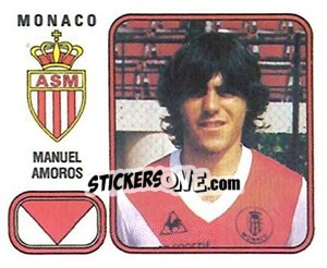 Sticker Manuel Amoros - Football France 1981-1982 n. 151 - Panini