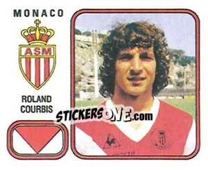 Sticker Roland Courbis - Football France 1981-1982 - Panini