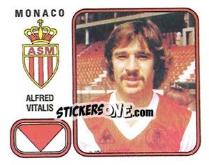 Cromo Alfred Vitalis - Football France 1981-1982 n. 153 - Panini