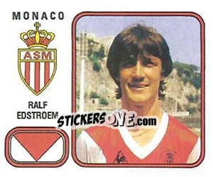 Sticker Ralf Edstroem - Football France 1981-1982 - Panini