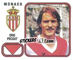Sticker Eric Pecout - Football France 1981-1982 n. 158 - Panini