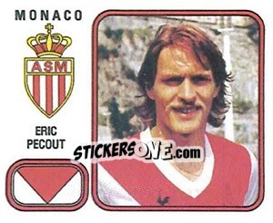 Sticker Eric Pecout - Football France 1981-1982 - Panini