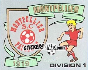 Sticker Ecusson - Football France 1981-1982 n. 163 - Panini