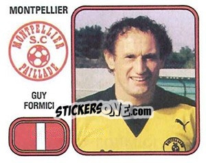 Cromo Guy Formici - Football France 1981-1982 n. 165 - Panini