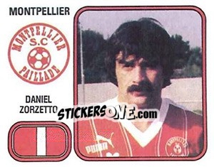 Figurina Daniel Zorzetto - Football France 1981-1982 n. 166 - Panini