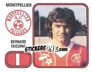 Sticker Bernard Ducuing - Football France 1981-1982 - Panini