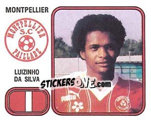 Cromo Luizinho Da Silva - Football France 1981-1982 - Panini