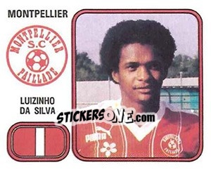 Sticker Luizinho Da Silva - Football France 1981-1982 - Panini