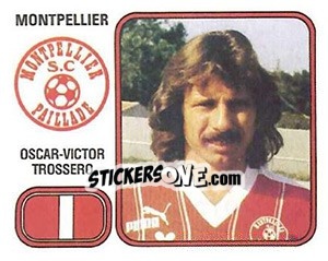 Sticker Oscar-Victor Trossero - Football France 1981-1982 - Panini