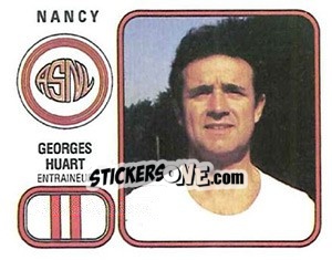 Sticker Georges Huart - Football France 1981-1982 n. 180 - Panini
