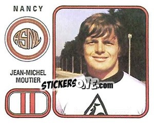 Sticker Jean-Michel Moutier - Football France 1981-1982 - Panini