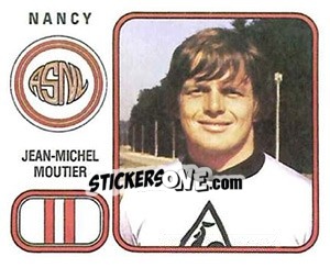 Sticker Jean-Michel Moutier - Football France 1981-1982 n. 181 - Panini