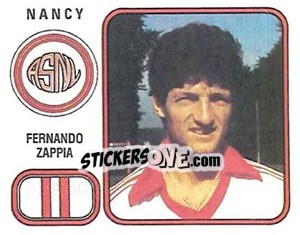 Sticker Fernando Zappia - Football France 1981-1982 - Panini