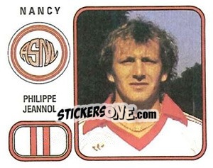 Sticker Philippe Jeannol - Football France 1981-1982 - Panini