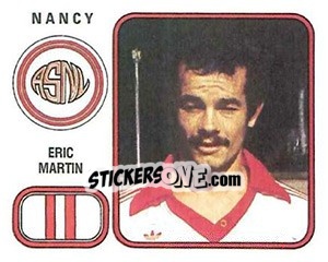 Sticker Eric Martin - Football France 1981-1982 n. 186 - Panini