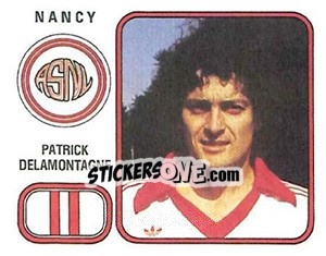 Sticker Patrick Delamontagne - Football France 1981-1982 - Panini