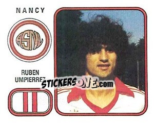 Sticker Ruben Umpierrez - Football France 1981-1982 - Panini