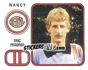 Figurina Eric Pegorer - Football France 1981-1982 - Panini