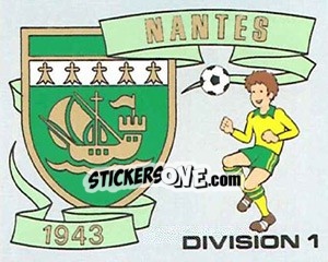 Sticker Ecusson - Football France 1981-1982 n. 195 - Panini