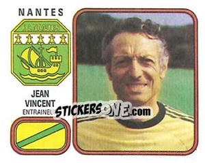 Sticker Jean Vincent - Football France 1981-1982 n. 196 - Panini