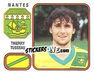 Cromo Thierry Tusseau - Football France 1981-1982 - Panini