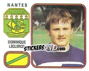 Sticker Dominique Leclercq - Football France 1981-1982 n. 208 - Panini