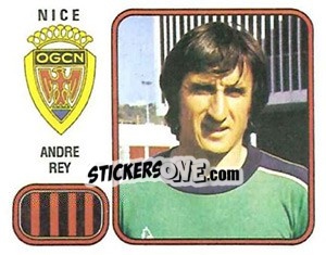 Sticker Andre Rey - Football France 1981-1982 - Panini