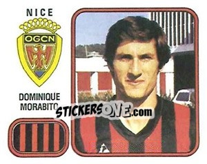 Cromo Dominique Morabito - Football France 1981-1982 - Panini