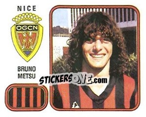 Cromo Bruno Metsu - Football France 1981-1982 - Panini