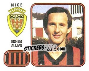 Figurina Edhem Slijvo - Football France 1981-1982 n. 220 - Panini