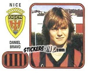 Sticker Daniel Bravo - Football France 1981-1982 - Panini