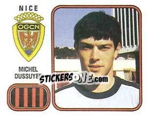 Cromo Michel Dussuyer - Football France 1981-1982 - Panini