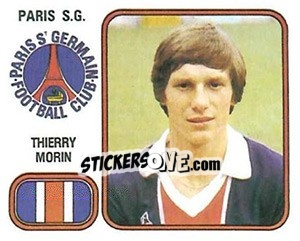 Sticker Thierry Morin - Football France 1981-1982 - Panini