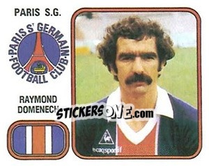 Sticker Raymond Domenech - Football France 1981-1982 - Panini