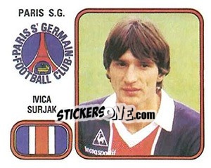 Sticker Ivica Surjak - Football France 1981-1982 - Panini
