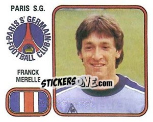 Sticker Franck Merelle - Football France 1981-1982 - Panini