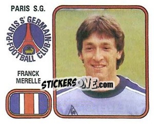 Sticker Franck Merelle - Football France 1981-1982 n. 240 - Panini