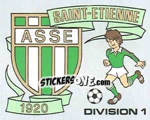 Figurina Ecusson - Football France 1981-1982 - Panini