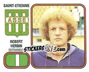 Sticker Robert Herbin - Football France 1981-1982 - Panini