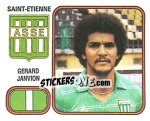 Figurina Gerard Janvion - Football France 1981-1982 - Panini