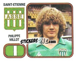Sticker Philippe Millot - Football France 1981-1982 - Panini